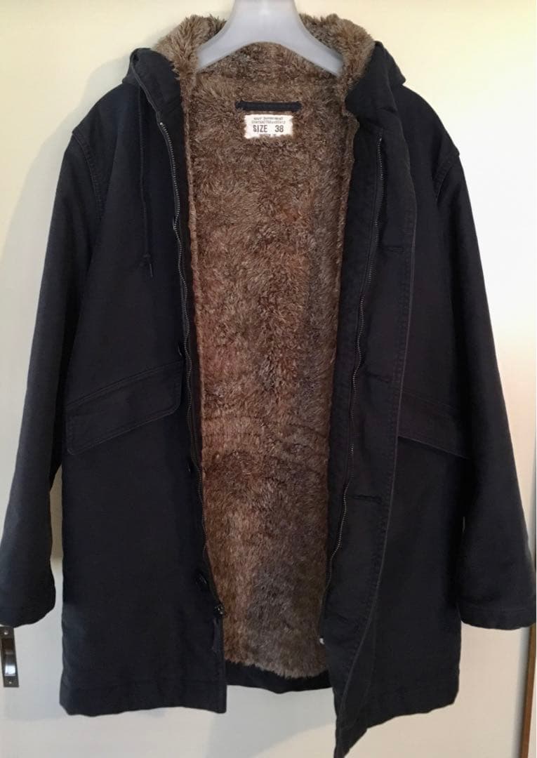 ヒューストン N-1デッキコート ネイビー 38サイズ 日本製