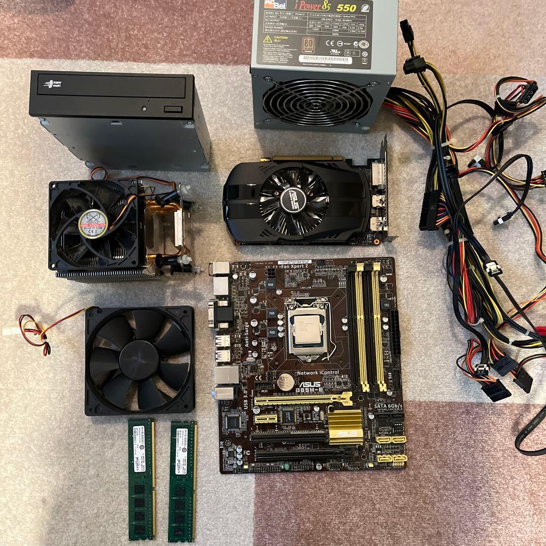 GTX1650＋i7 4770＋マザーボード＋電源ユニット他