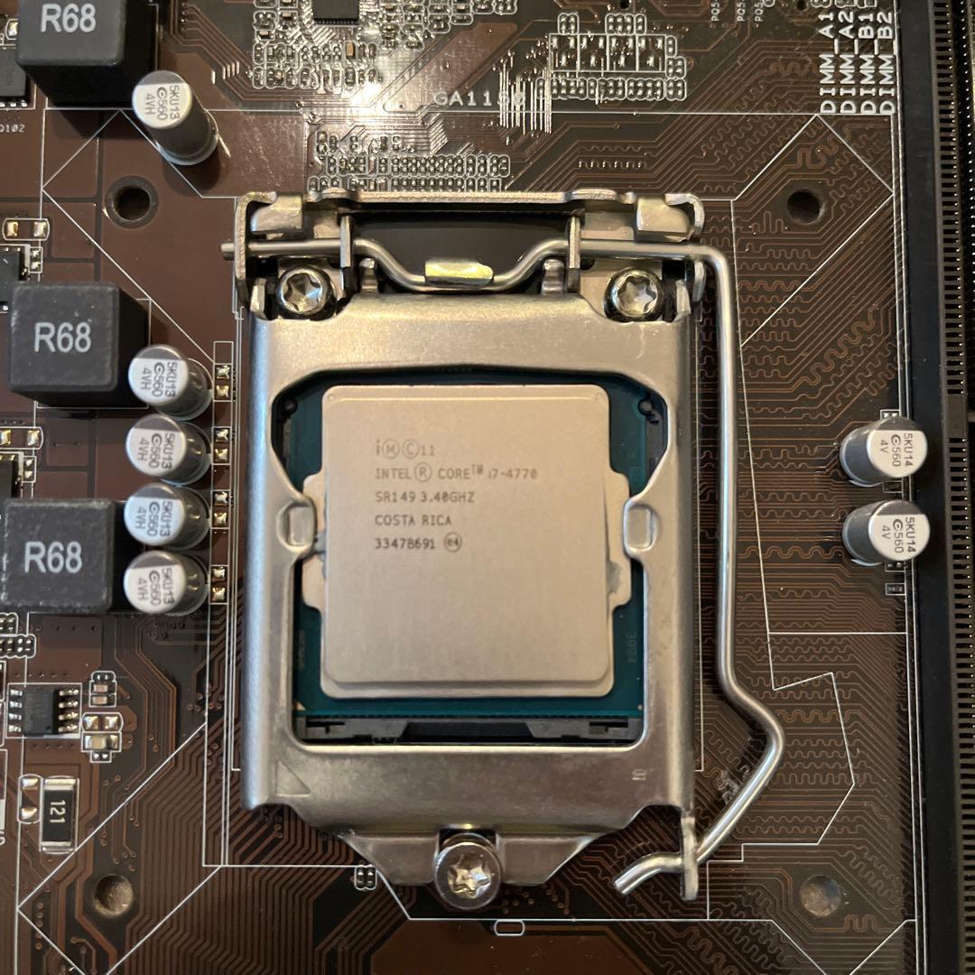 GTX1650＋i7 4770＋マザーボード＋電源ユニット他