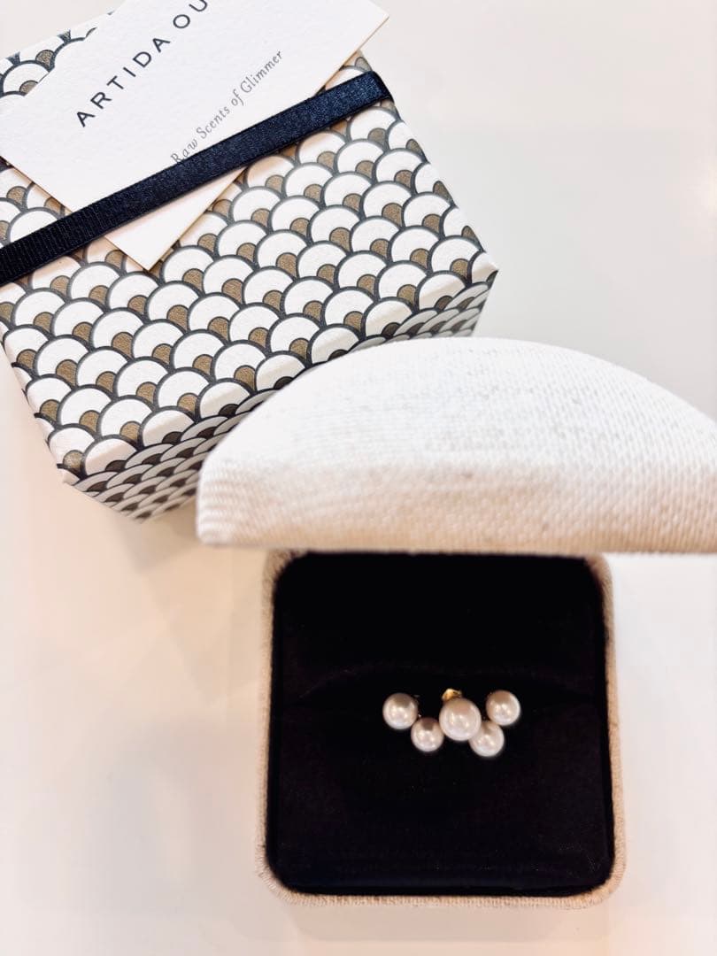 ARTIDA OUD アコヤパール リバース スタッドシングルピアス