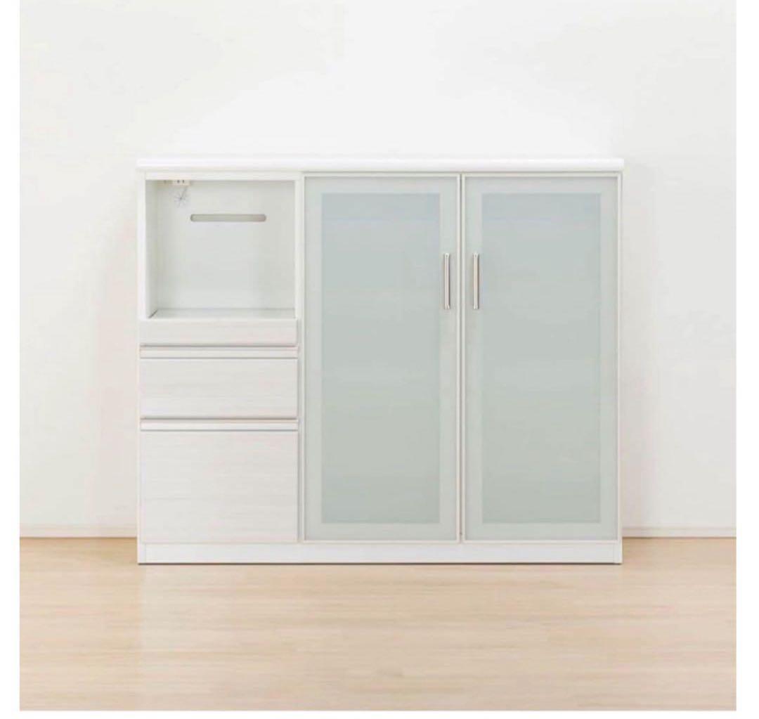 ニトリ キッチンカウンター Ｎポスティア120WH