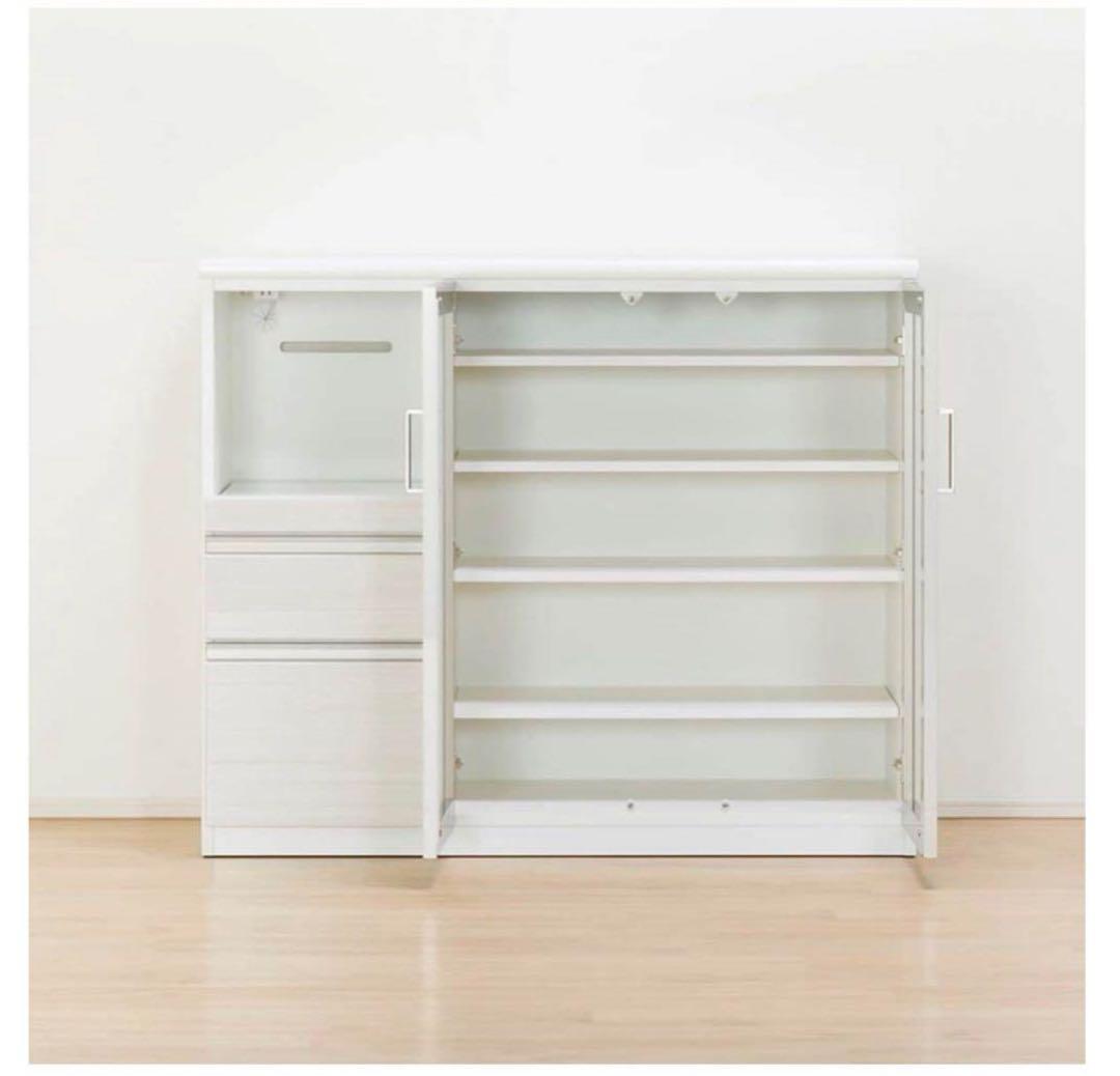 ニトリ キッチンカウンター Ｎポスティア120WH