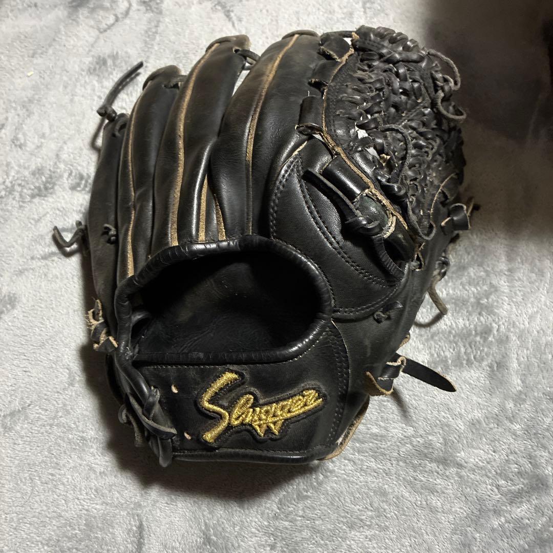 スラッガー硬式野球グローブ 黒