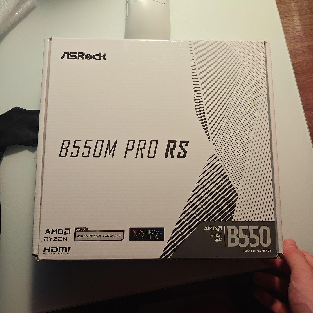 マザーボード B550m pro rs