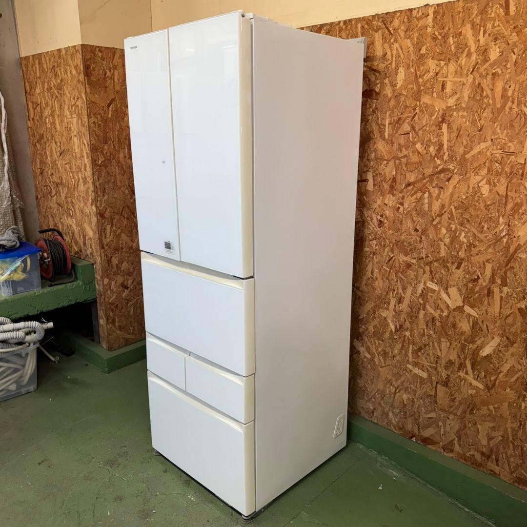 321 関東配送　冷蔵庫　大型　観音開き　自動製氷機　500L強　極美品　保証込