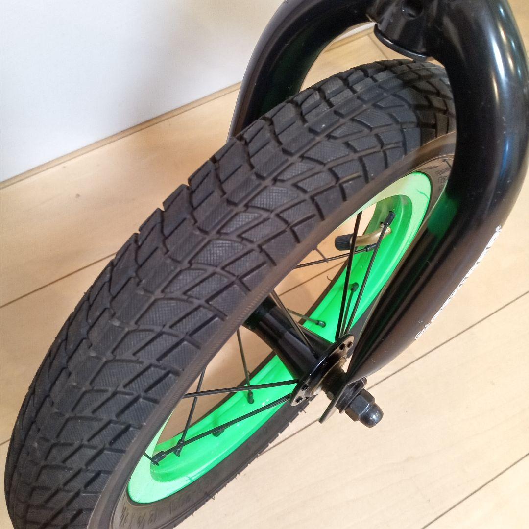 ストライダー カスタム グリーン キックバイク