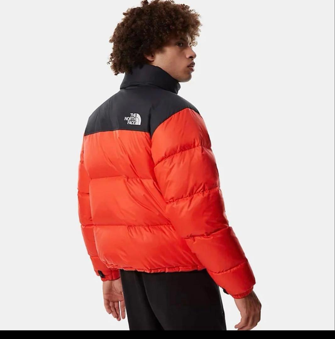 THE NORTH FACE ヌプシ ダウンジャケット オレンジ