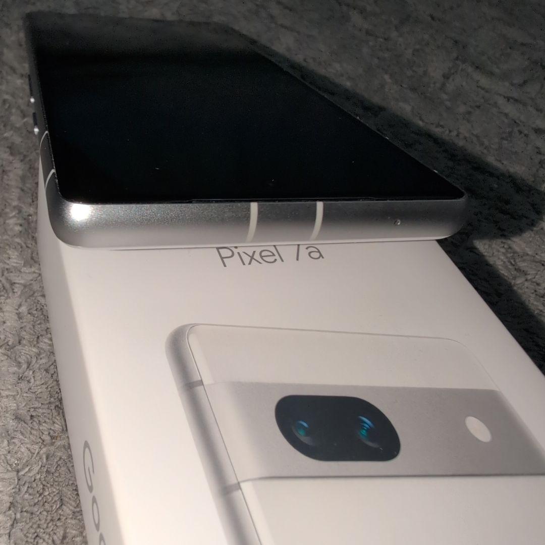 [バッテリー交換済み]　Google Pixel 7a ホワイト128G