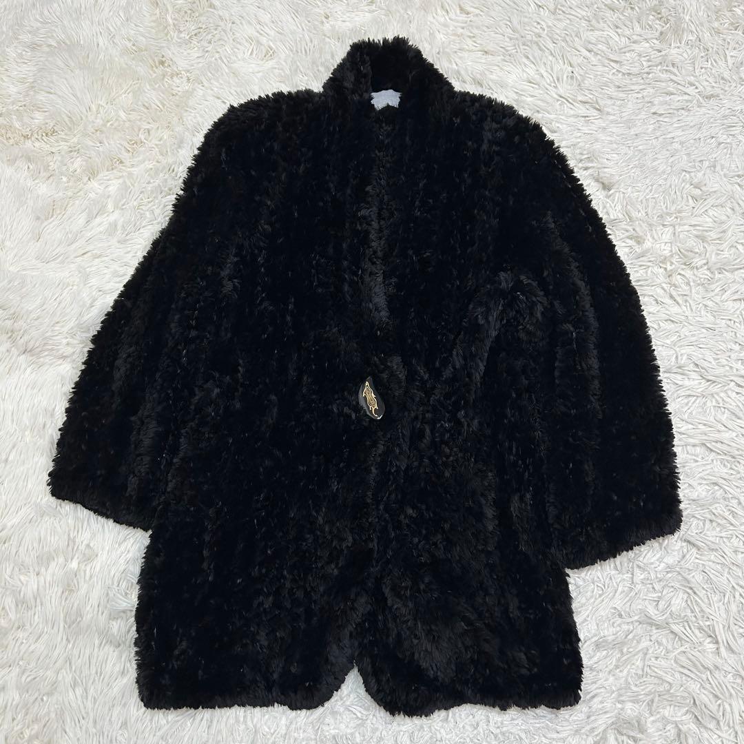 ✴︎ paula lishman ポーラリシュマン　毛皮コート　カナダ製　黒