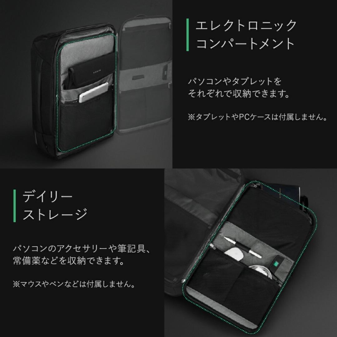 ◉Hc裏右1001 未使用保管品 KORIN DESIGN リュック ブラック