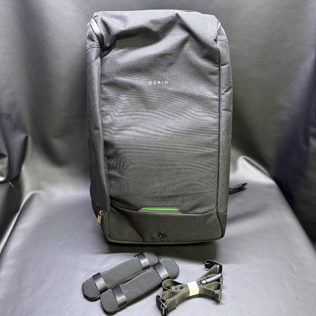◉Hc裏右1001 未使用保管品 KORIN DESIGN リュック ブラック