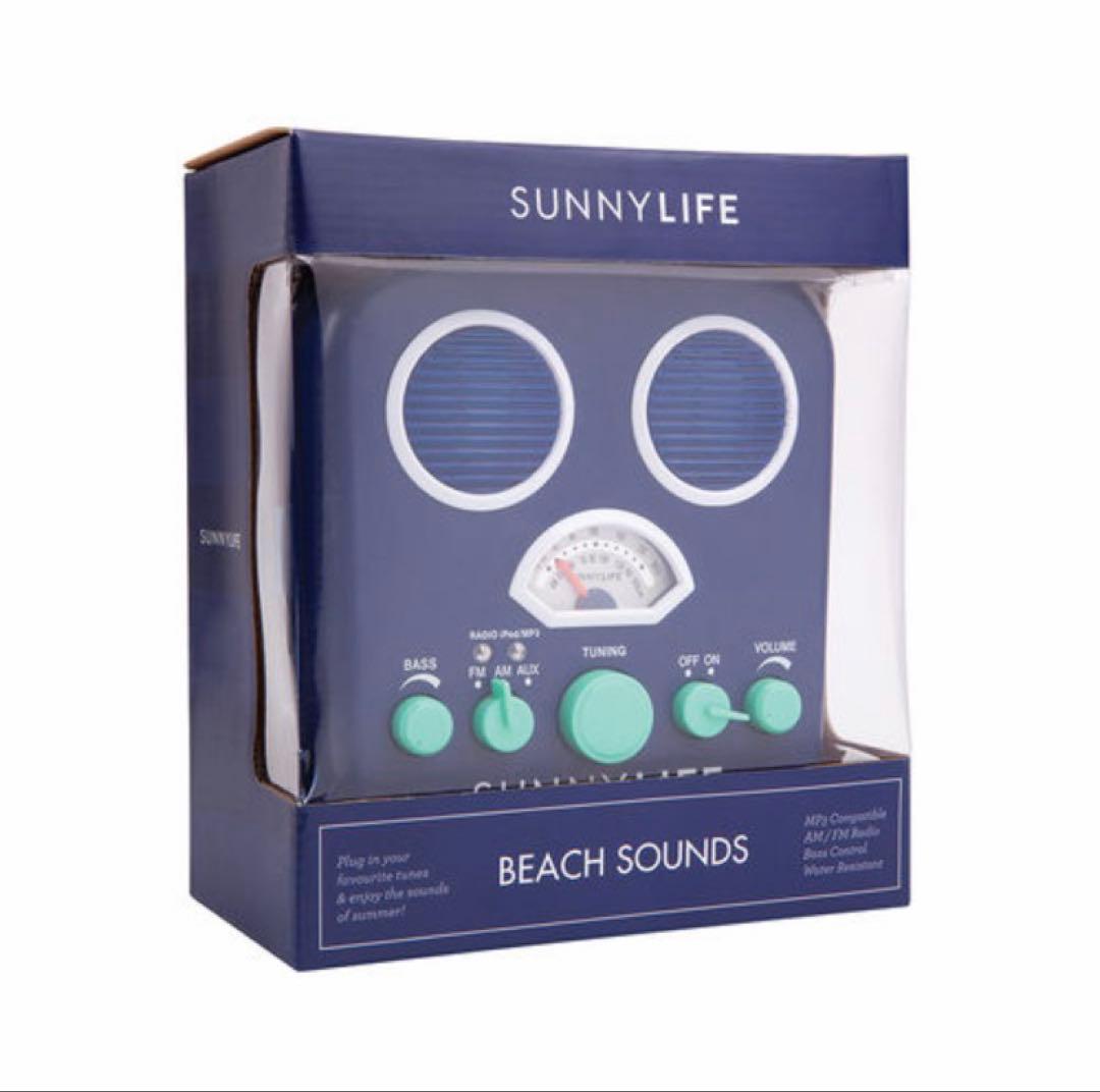 国内入手困難SUNNYLIFE（サニーライフ）ビーチステレオスピーカー／ブルー