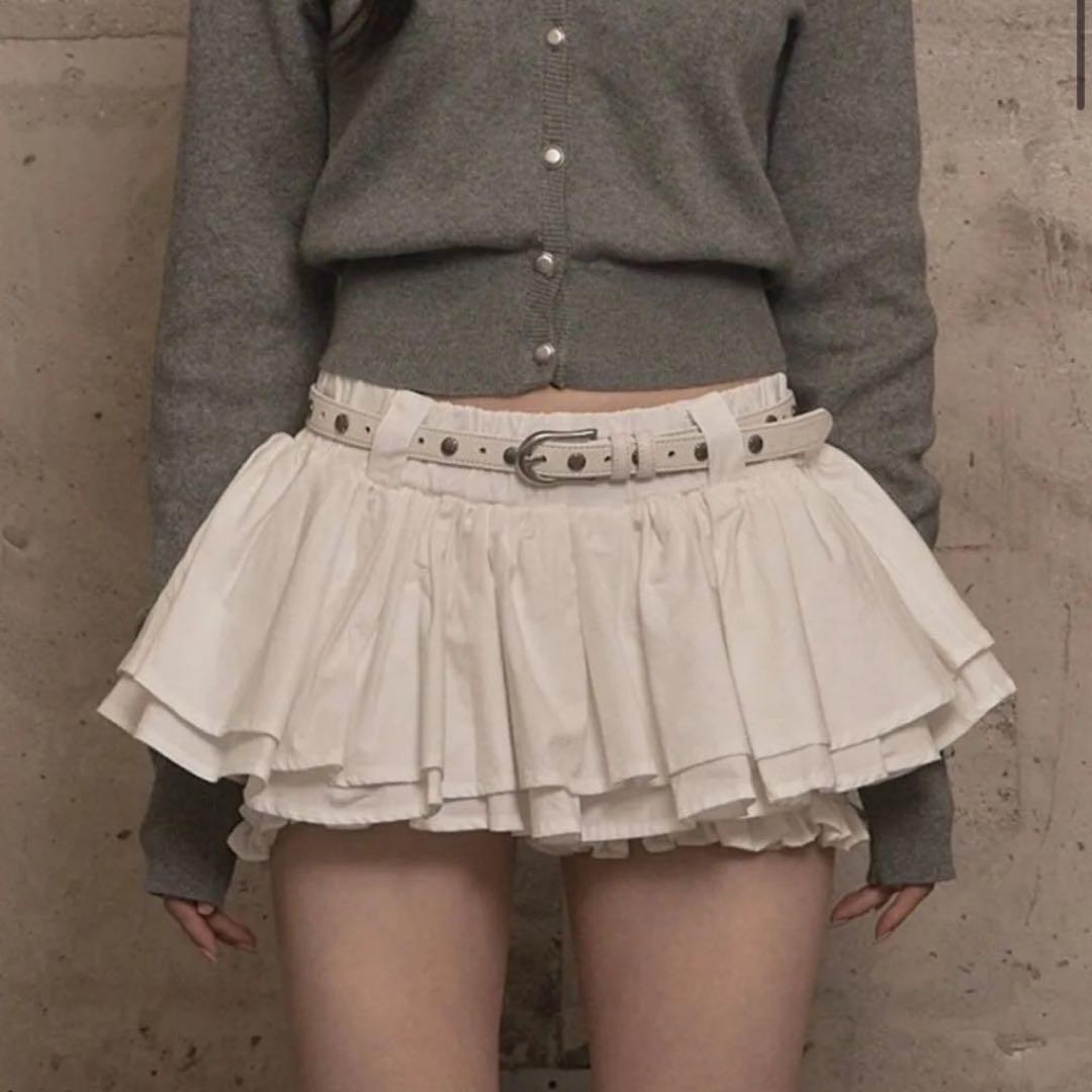 スカート KHAKIPOINT Cancan Skirt Pants ivory