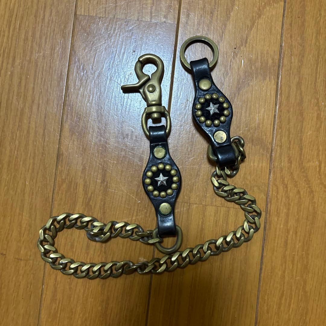 キャリー スタッズ付きウォレットチェーン