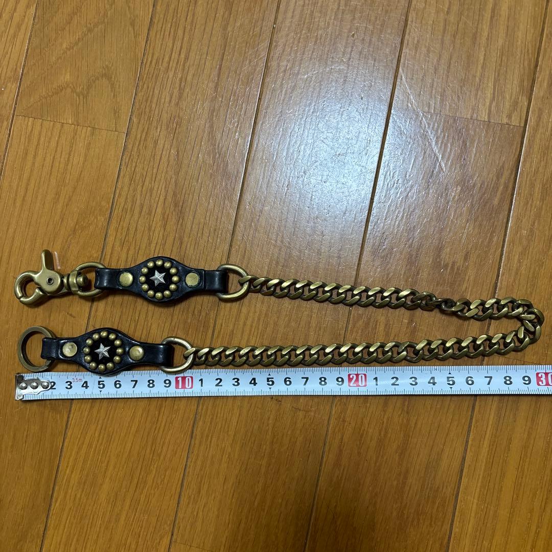 キャリー スタッズ付きウォレットチェーン