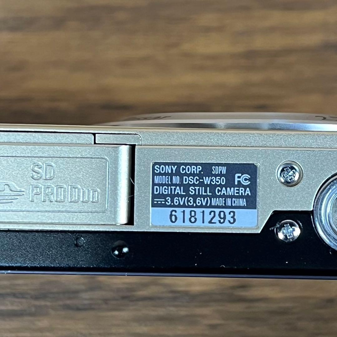 【匿名発送】SONY Cyber-shot DSC-W350 デジカメ　充電器付