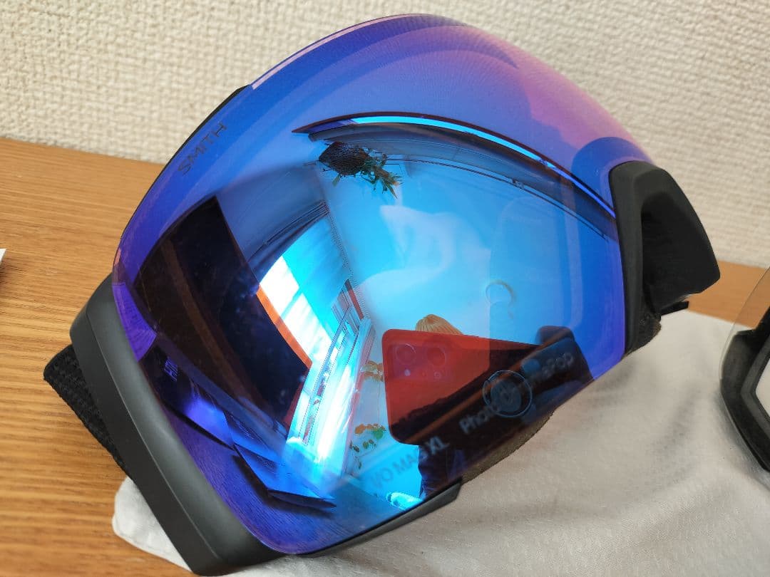 美品 SMITH I/O MAG XL ゴーグル Black アジアン