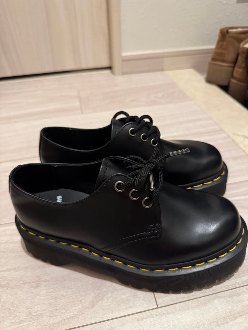 ドクターマーチン　厚底　ローファー