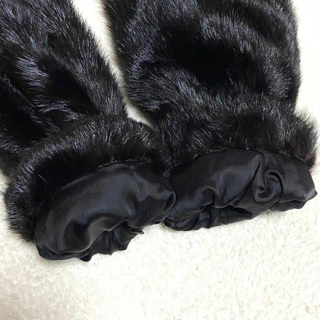 【大きいサイズ】 ミンク 本毛皮 コート サイズ2XL相当 毛並み◎