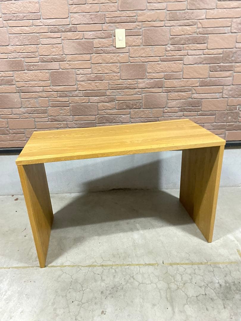 【さくら】無印良品 無垢材　デスク オーク材 W110cm