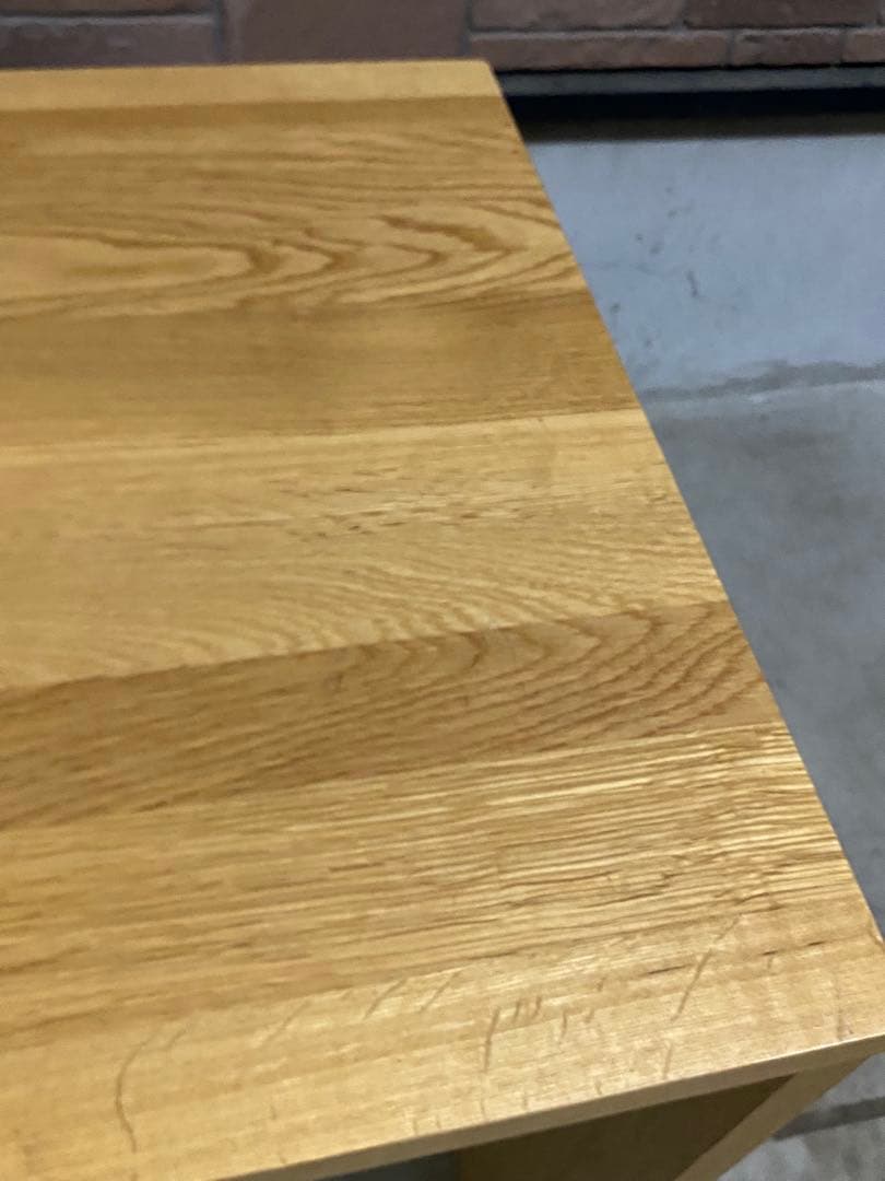 【さくら】無印良品 無垢材　デスク オーク材 W110cm