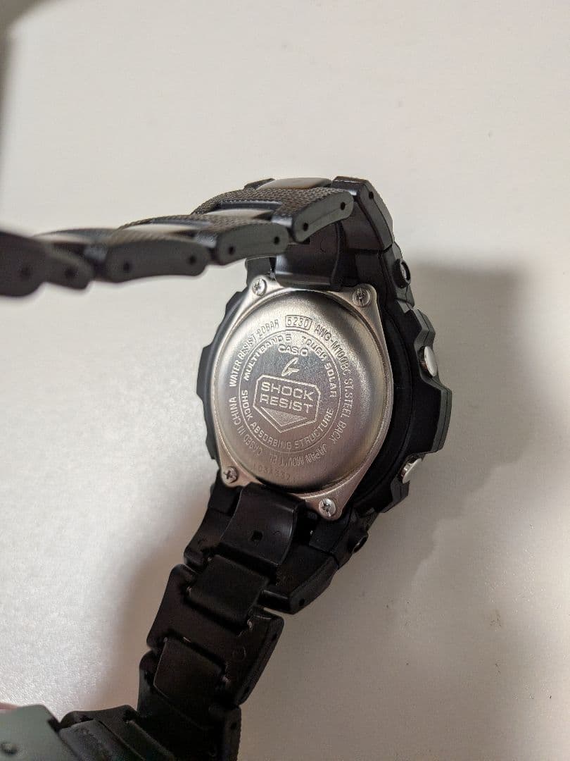 【ほぼ未使用】G-SHOCK 電波ソーラー AWG-M100 付属品完備