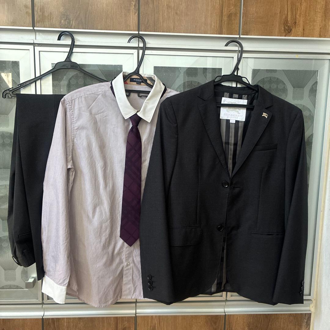 バーバリー　スーツ　５点セット　160㎝　男の子　卒業式　発表会　結婚式　受験