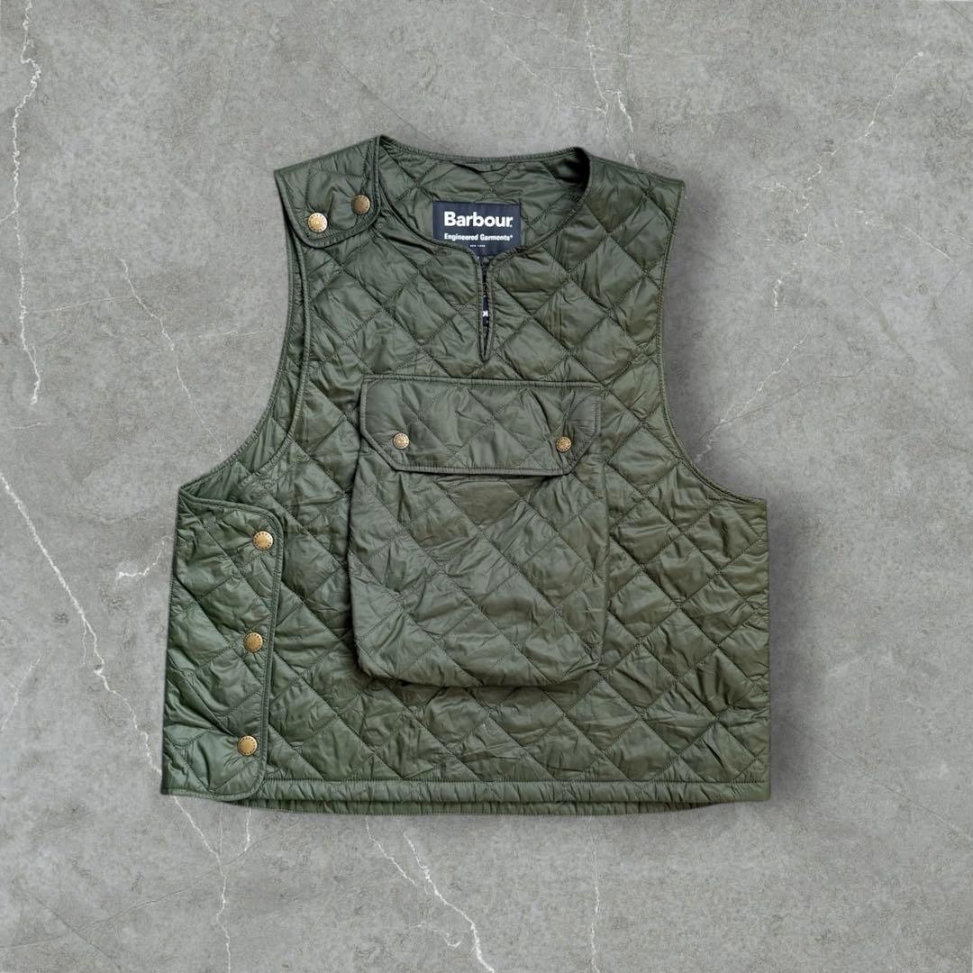 Barbour × Engineered Garments VEST M　スペイ