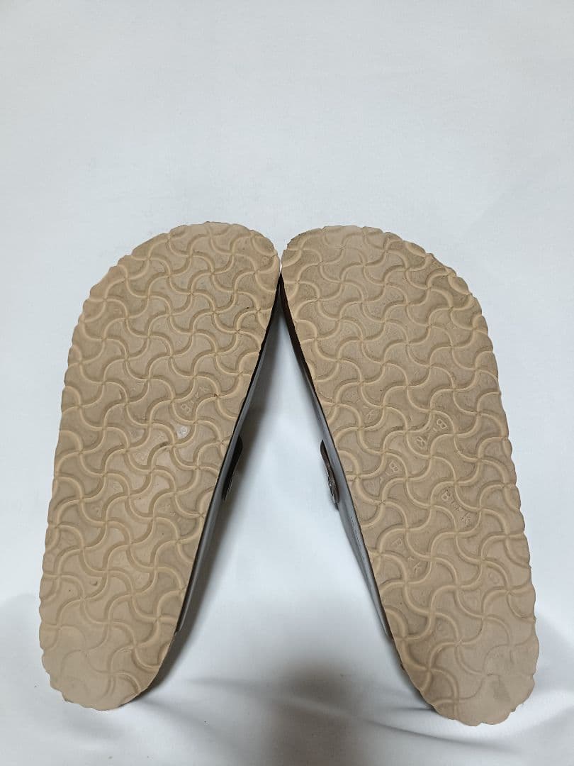 ビルケンシュトック ボストン ブラウン レザー サボサンダル 42