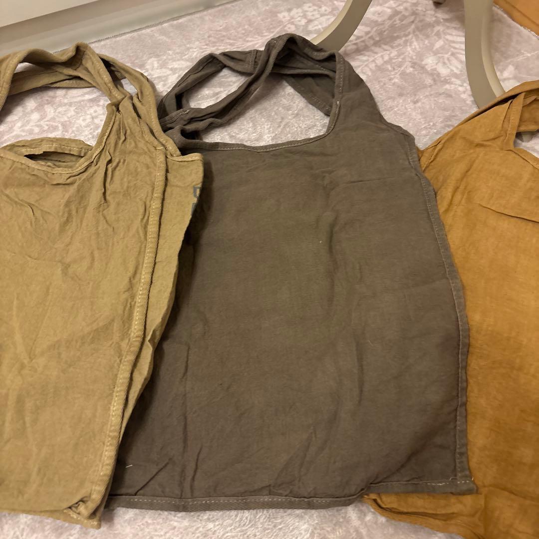 DEAN & DELUCA 珈琲染めショッピングバッグ3色セット　2025年