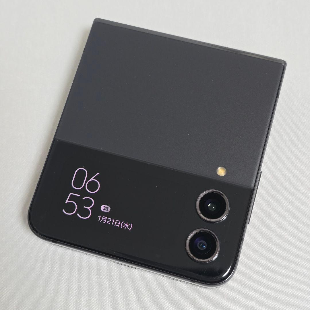 Galaxy Z Flip4 SIMフリー判定○ グラファイト 海外版カナダ版