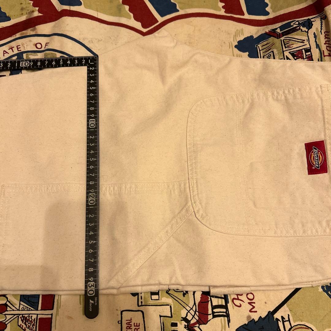 新品　Dickies 生成り　ホワイト　ペインターパンツ　34×32