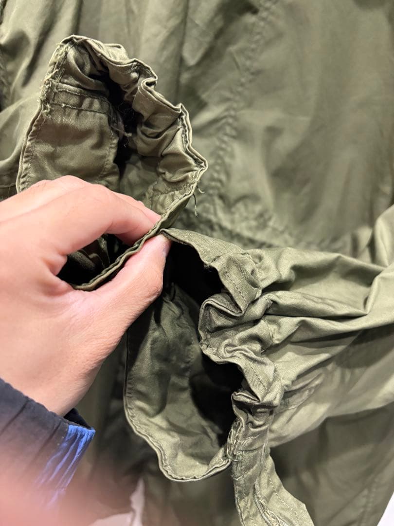 yomogi初期アルミジップ　フィッシュテールパーカーモッズコート