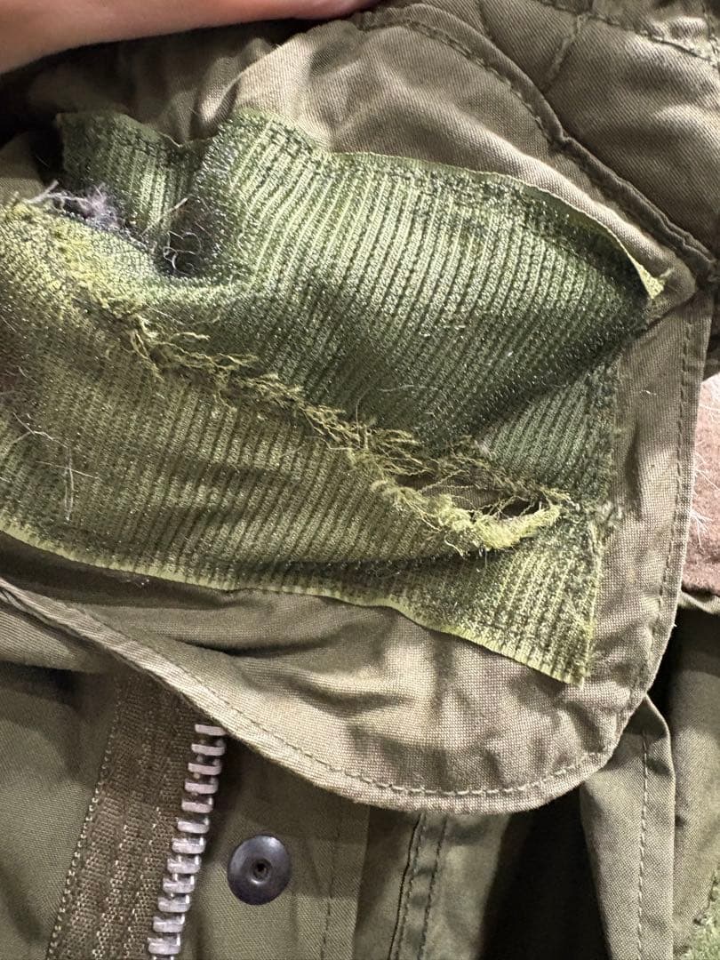 yomogi初期アルミジップ　フィッシュテールパーカーモッズコート