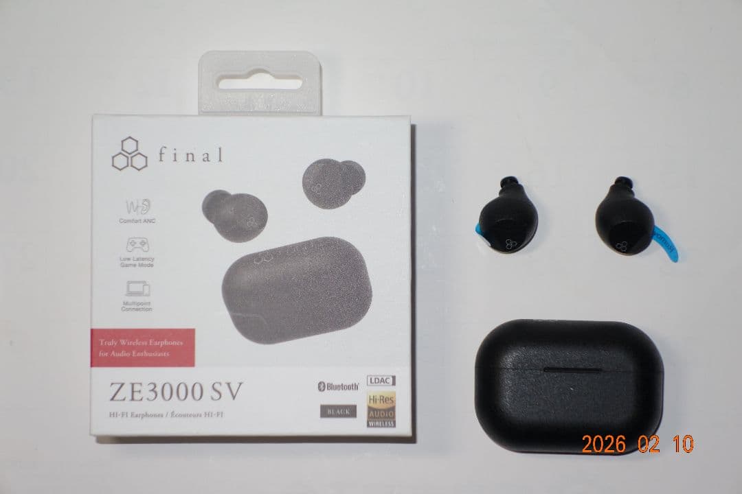 ​【極美品】final ZE3000 SV ブラック｜LDAC・ノイキャン対応