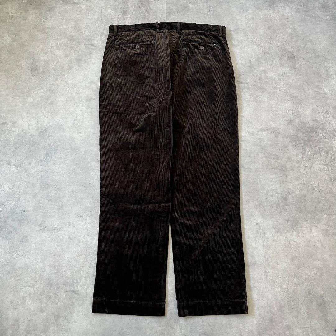 ポロ ラルフローレン W36 ポロチノ コーデュロイ 古着 茶 16164