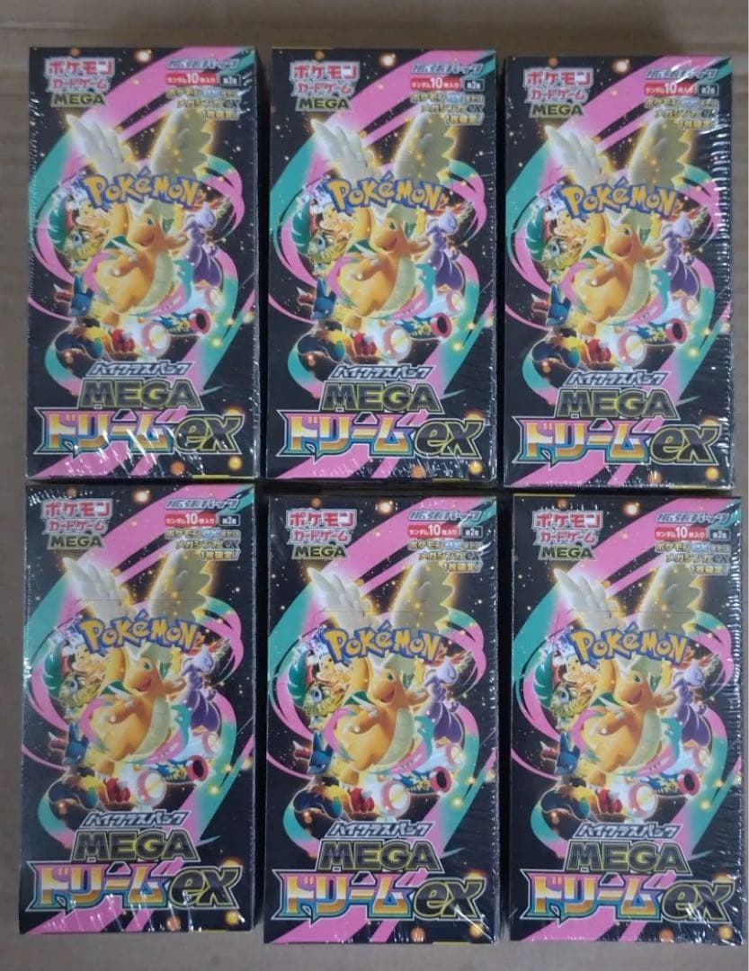 ポケモンカード MEGAドリームEX 6BOX