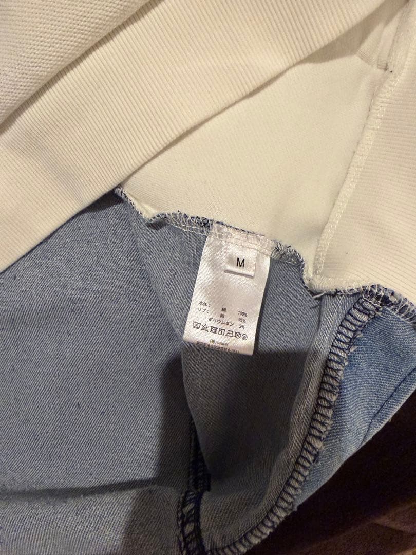 【Mサイズ】Vaundy バウンディ　パーカー　デニム　フーディ FUSION