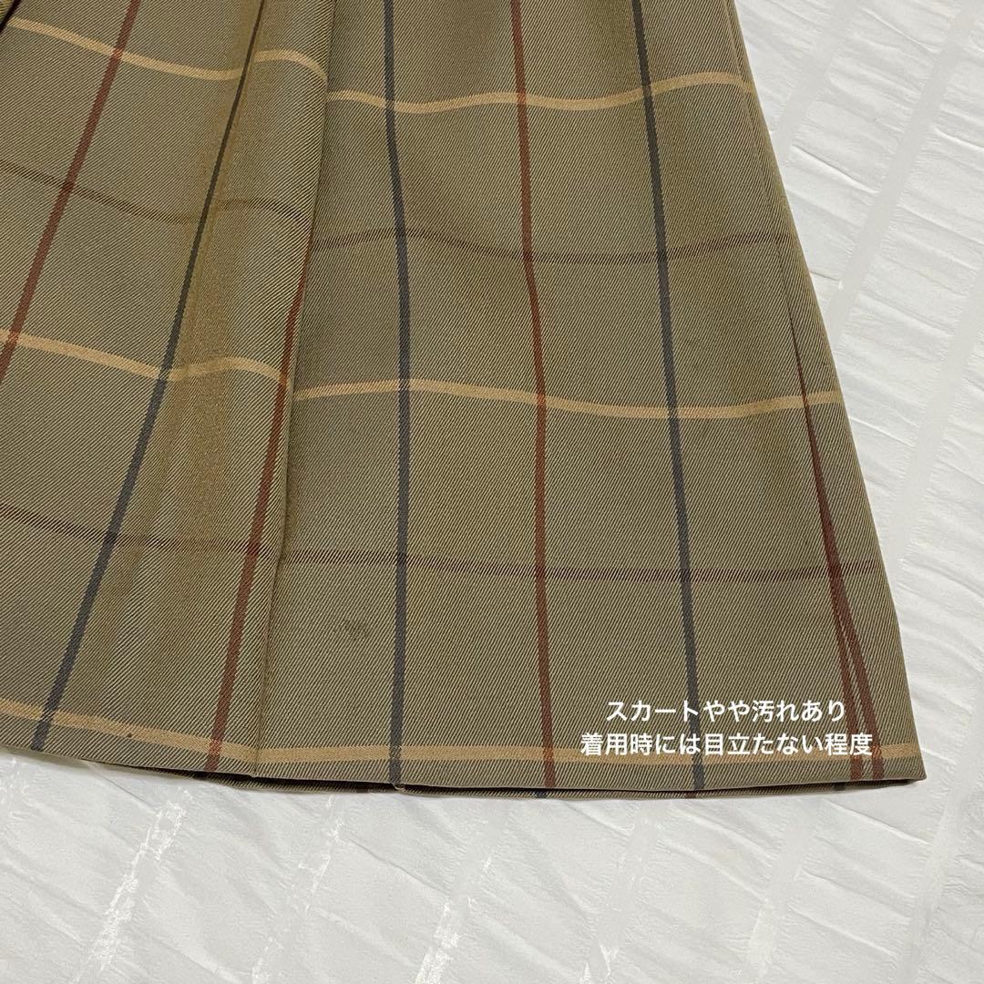 ⭐️美品！Burberry チェック　レディース　スカートスーツ　ベスト付き
