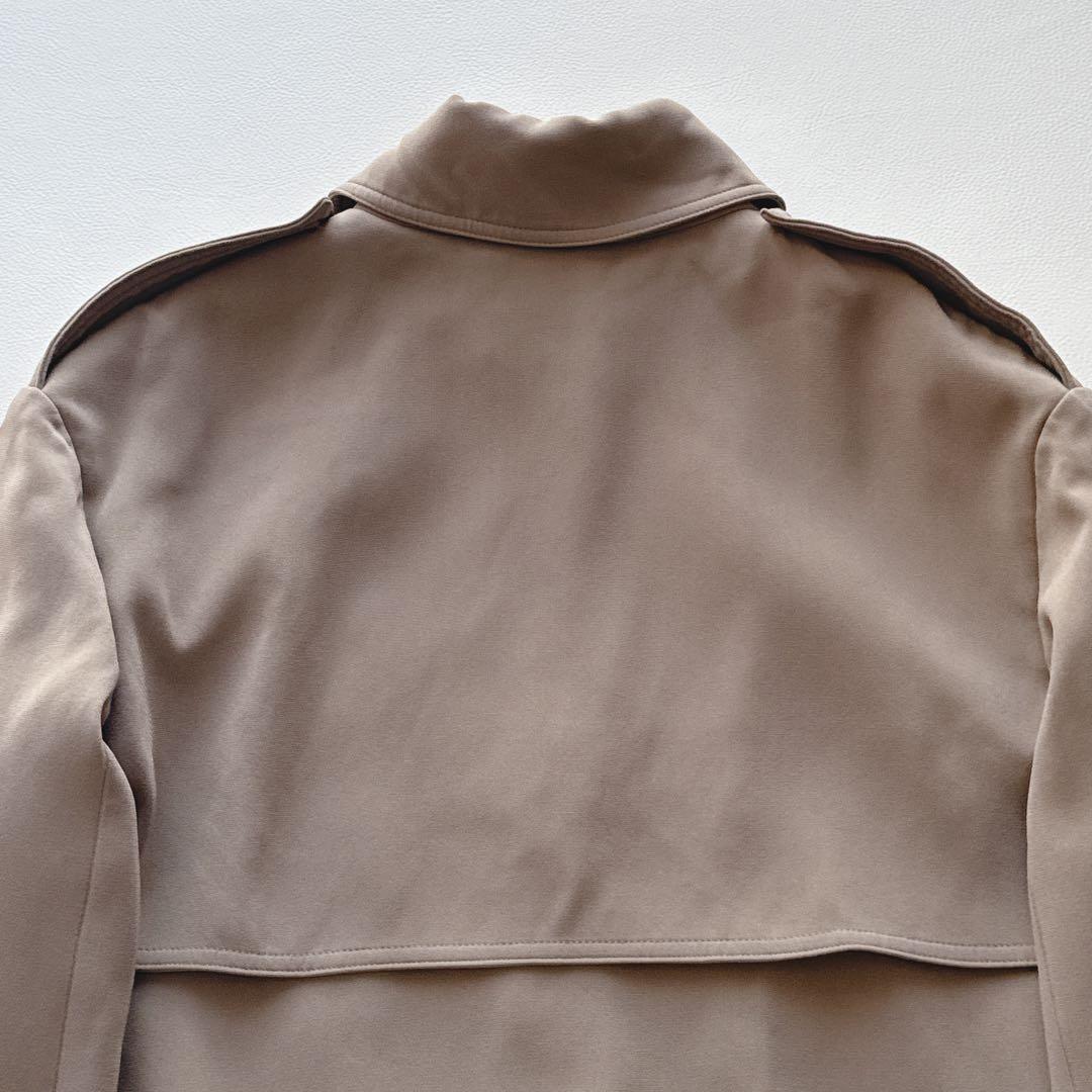 セオリー トレンチ　ジャケット　Dry Crepe Crop Trench W