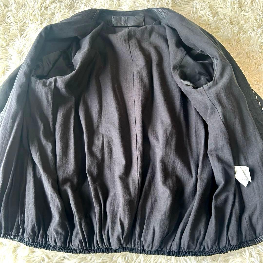 ドゥルカマラ　Dulcamara ドッキング　シングルラムレザージャケット　黒