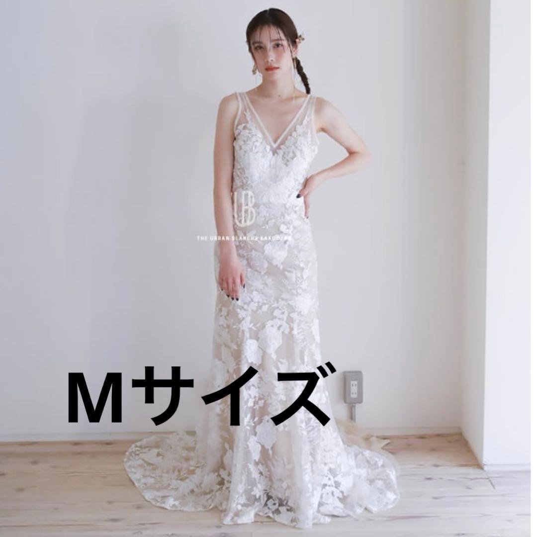 アーバンブランシュ　ソフトマーメイドドレス　ホワイト