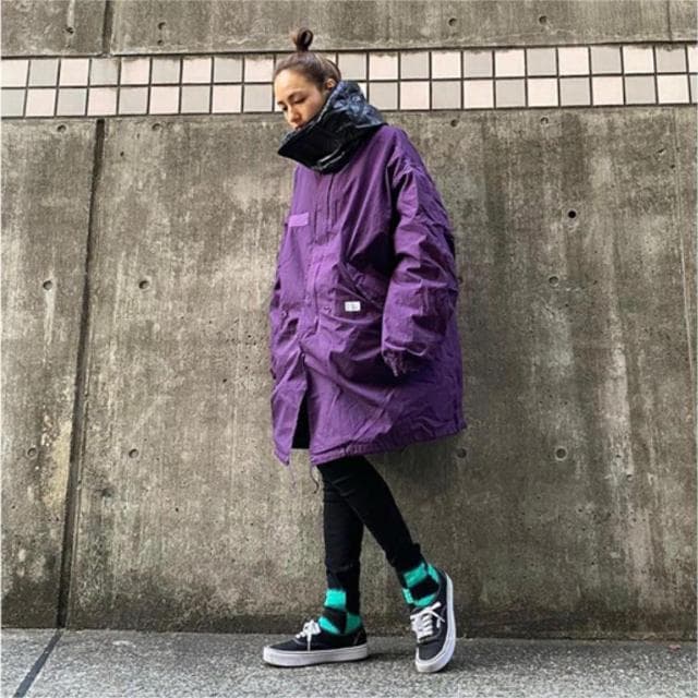 野村訓市さん着用 20AW BEDWIN M-65 モッズコート 2 パープル