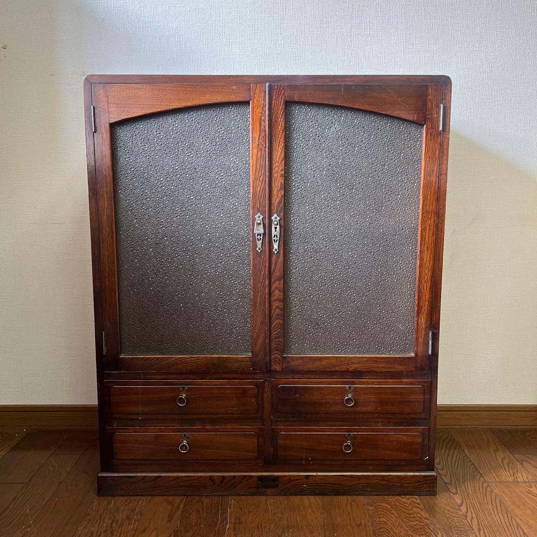 昭和レトロ 本棚 収納棚 当時物