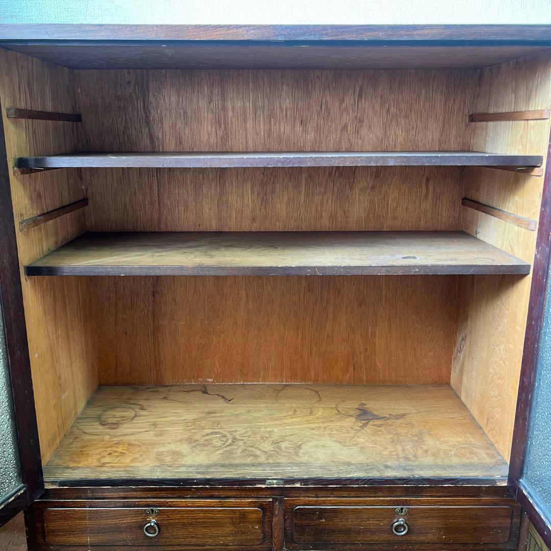 昭和レトロ 本棚 収納棚 当時物