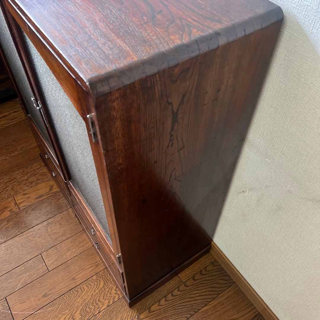 昭和レトロ 本棚 収納棚 当時物