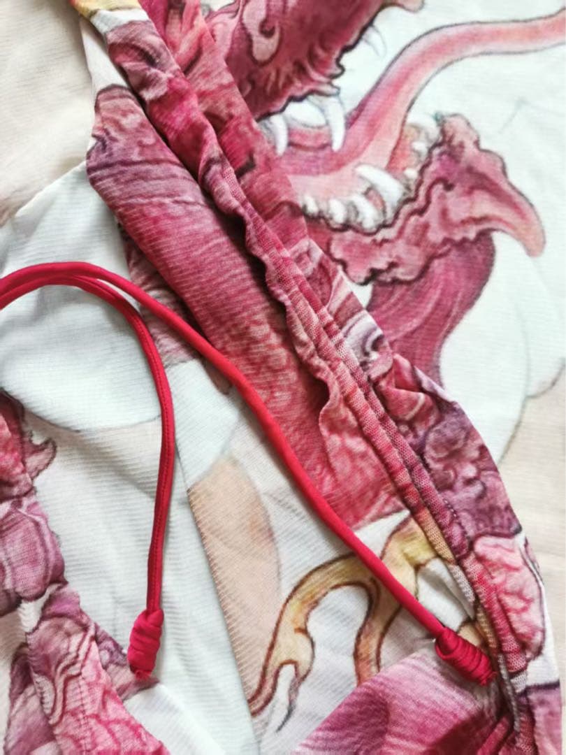 VIVIENNE TAM ドラゴン柄チャイナドレス　s