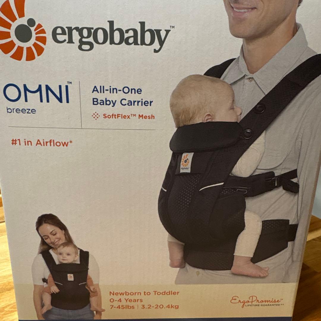 エルゴベビー　オムニブリーズ　抱っこ紐　ブラック
