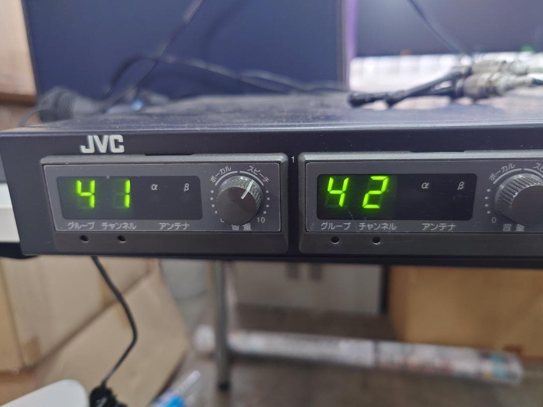 JCVワイヤレスチューナー、マイクセット
