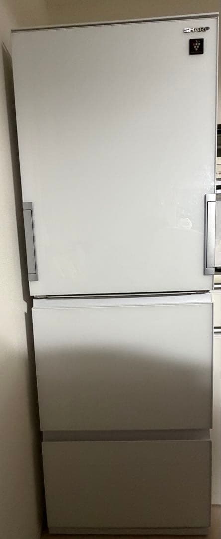 SHARP ノンフロン冷凍冷蔵庫　SJ-GW35F-W 350L